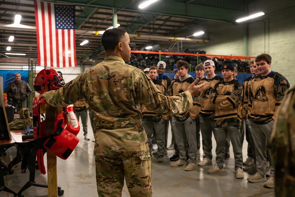 UD Blue Hens visit Dover AFB