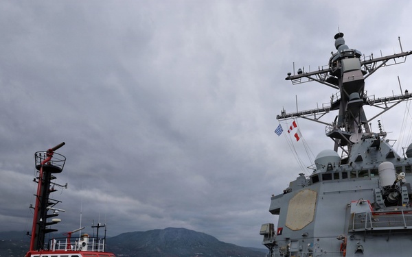 USS Roosevelt (DDG 80) Conducts Sea-and-Anchor in Souda Bay, Greece