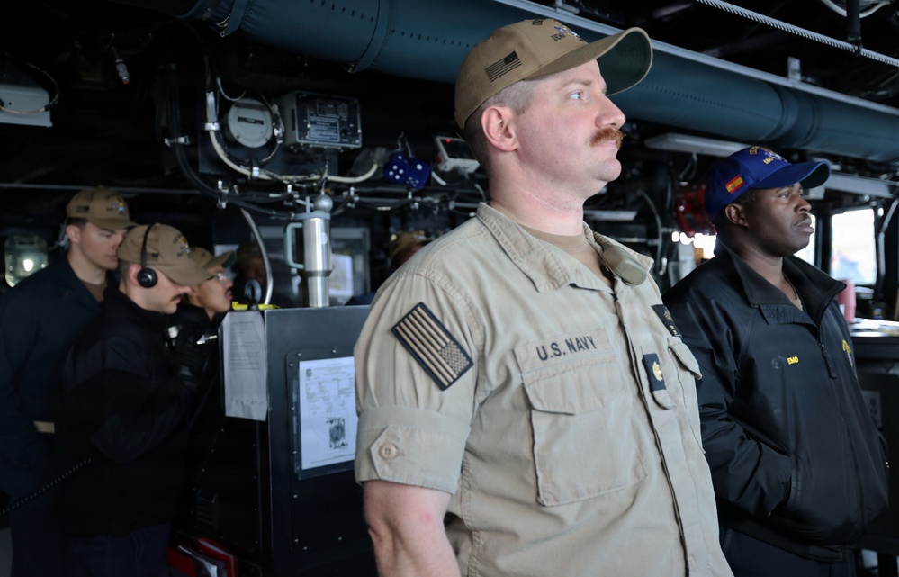 USS Roosevelt (DDG 80) Conducts Sea-and-Anchor in Sea of Crete