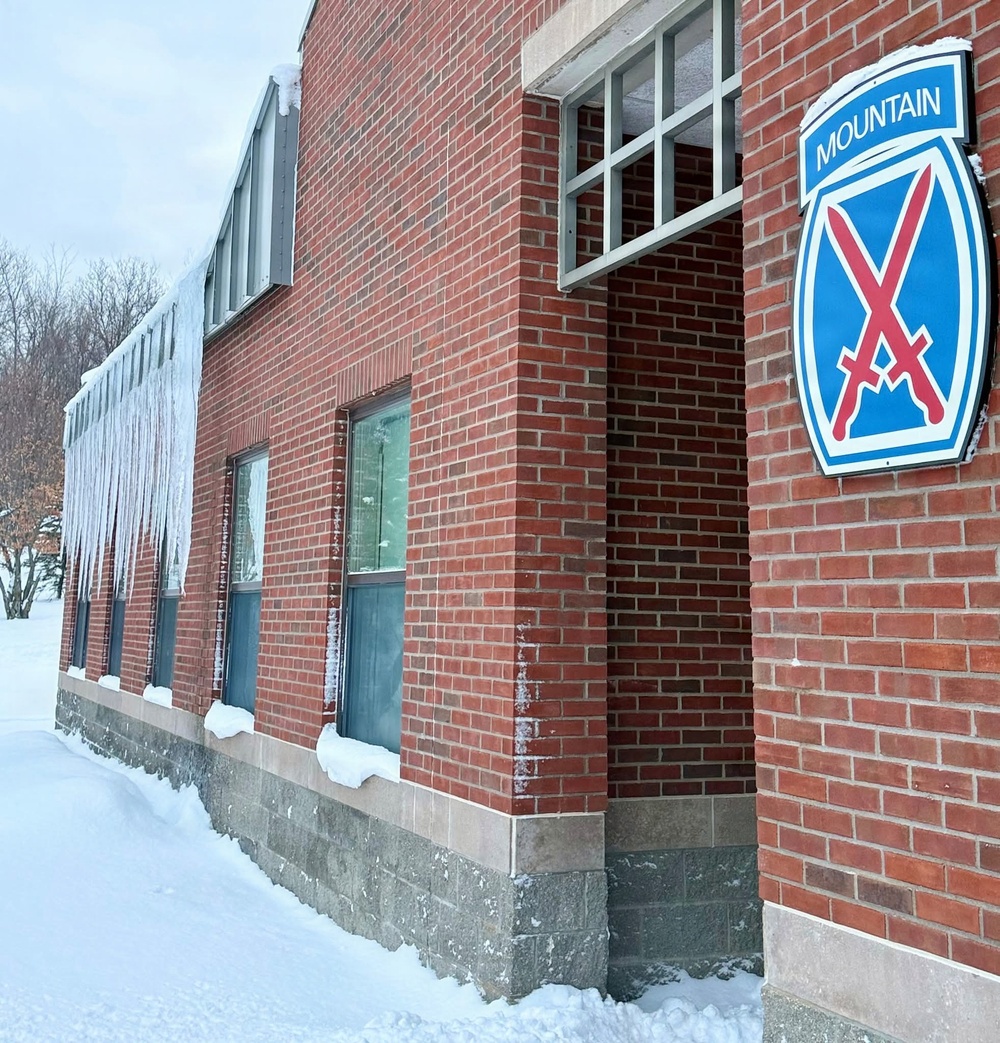 Winter weather at Fort Drum