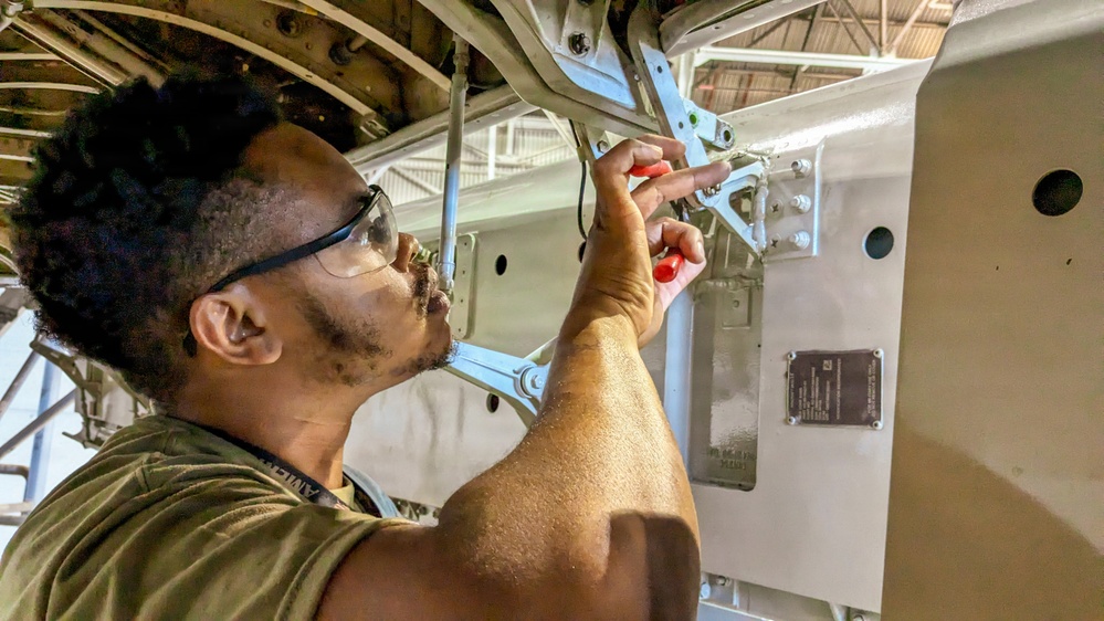 552nd Maintainers hard at work.