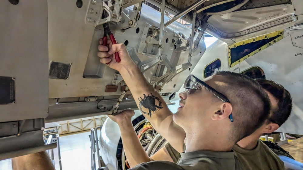 552nd Maintainers hard at work.