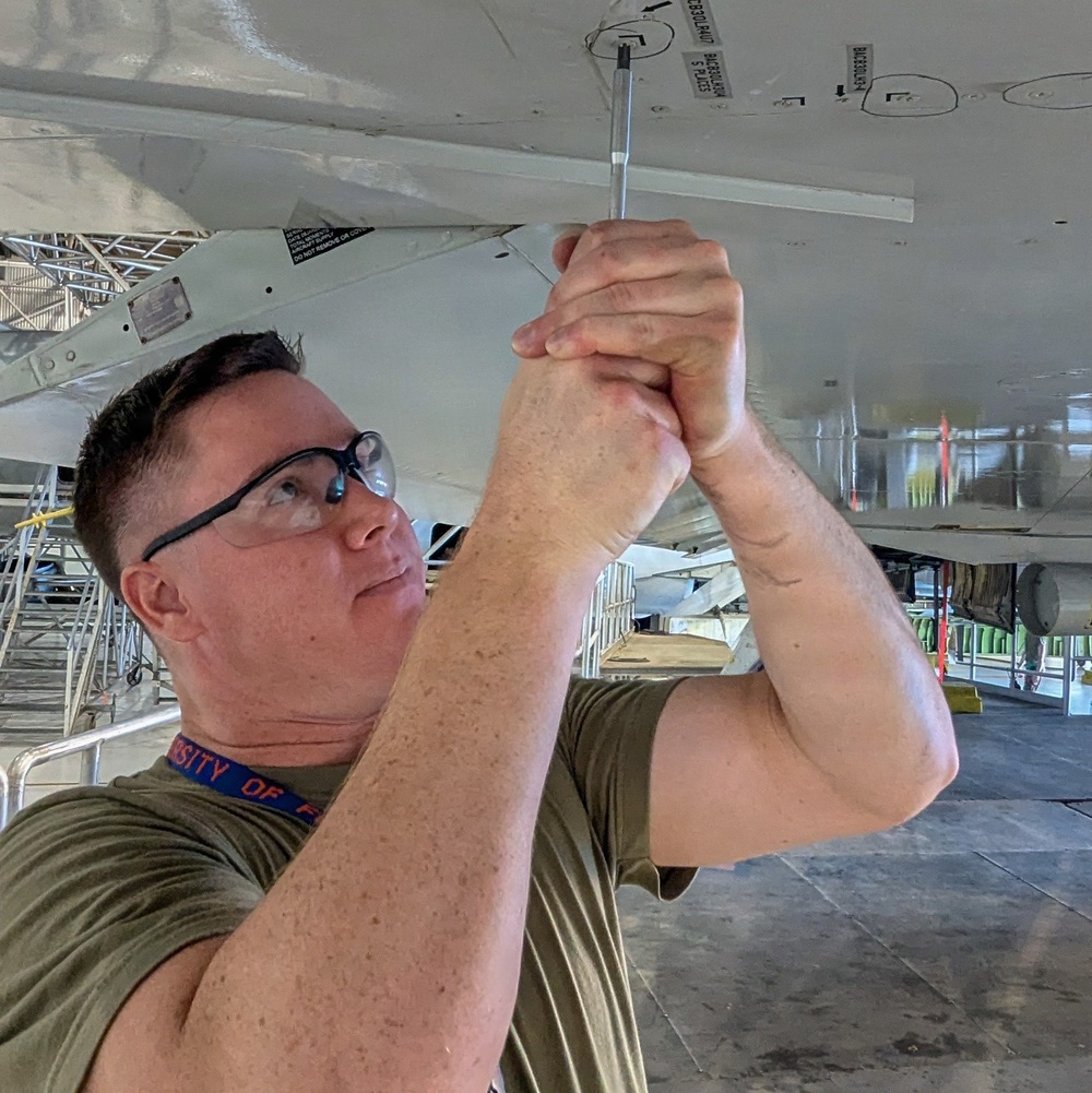 552nd Maintainers hard at work.