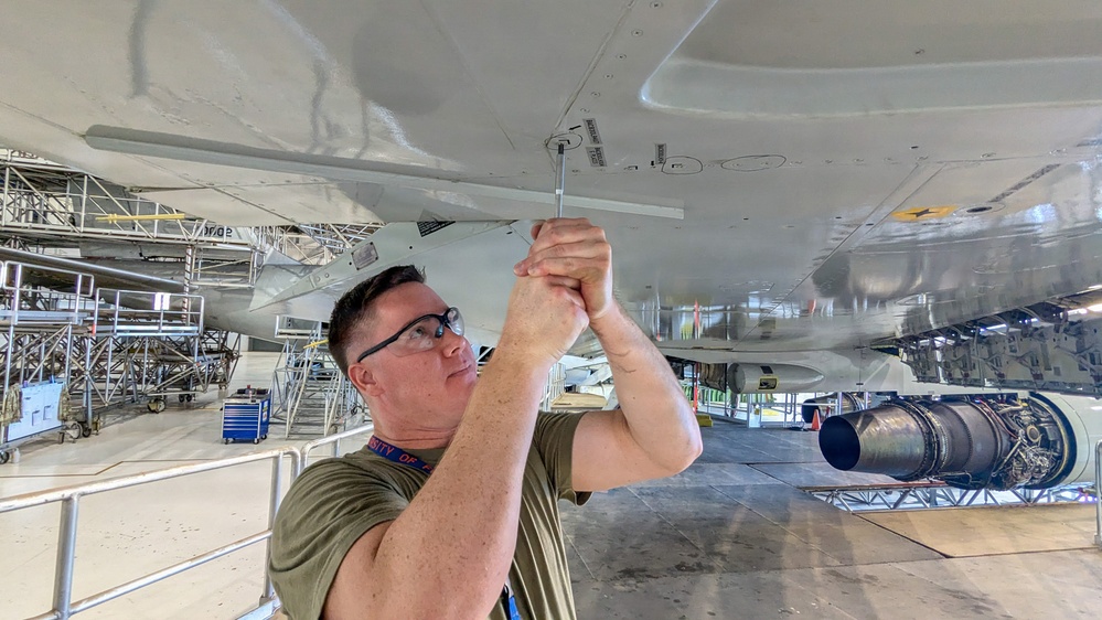 552nd Maintainers hard at work.