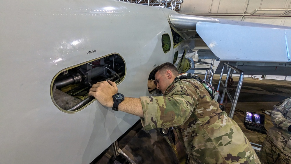 552nd Maintainers hard at work.