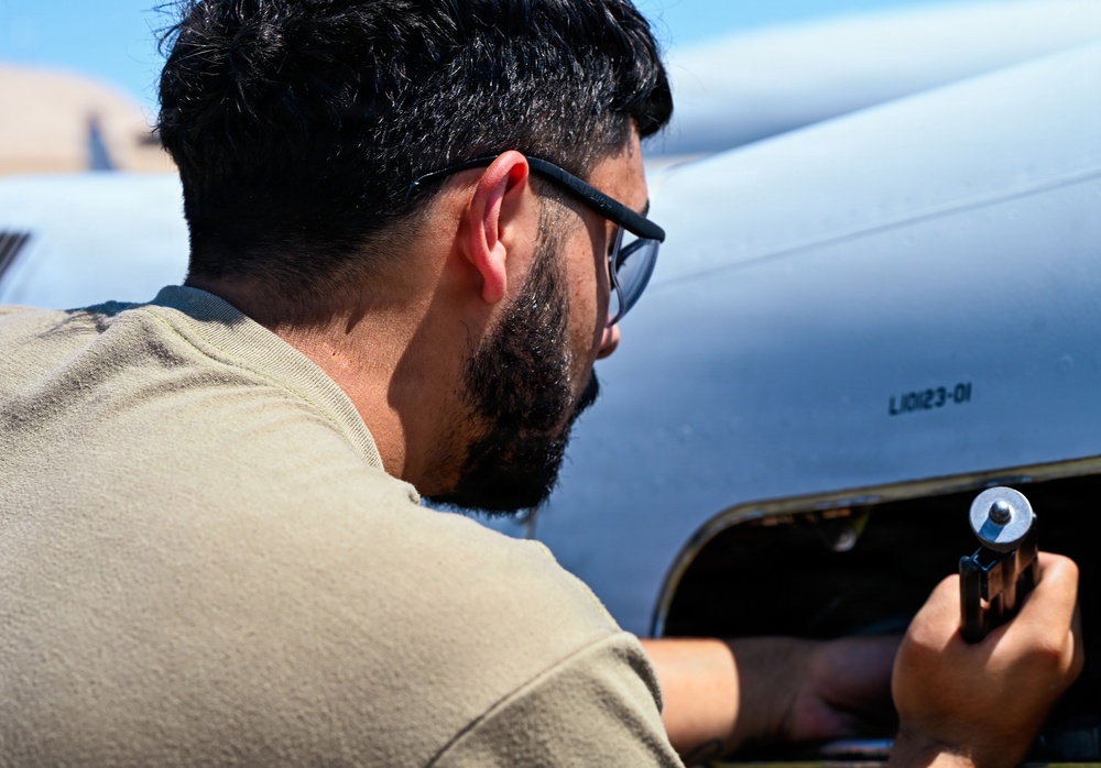 552nd Maintainers hard at work.
