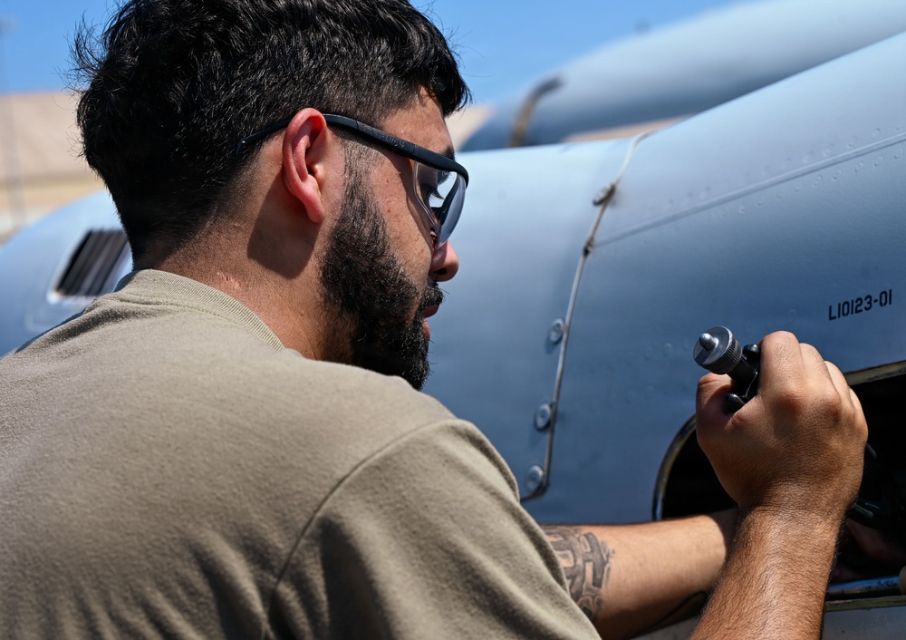 552nd Maintainers hard at work.