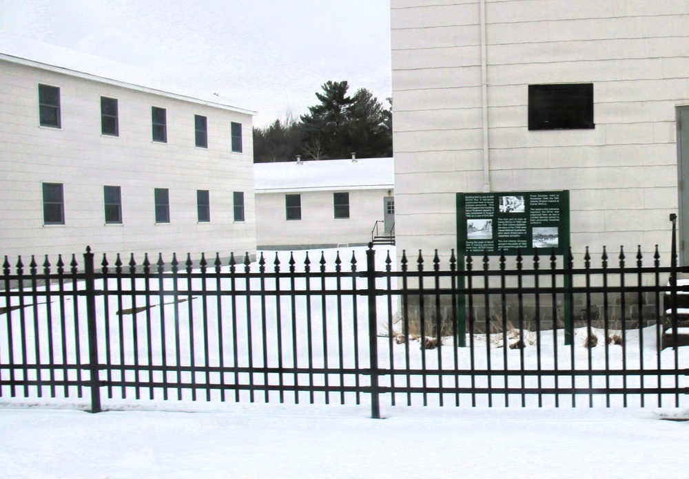 Winter views at Fort McCoy's Commemorative Area