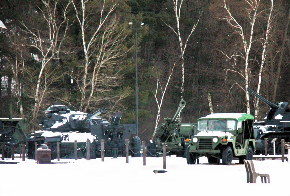Winter views at Fort McCoy's Commemorative Area