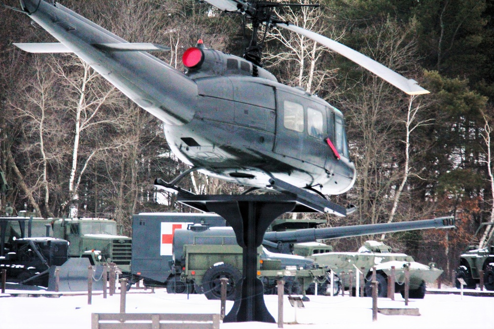 Winter views at Fort McCoy's Commemorative Area