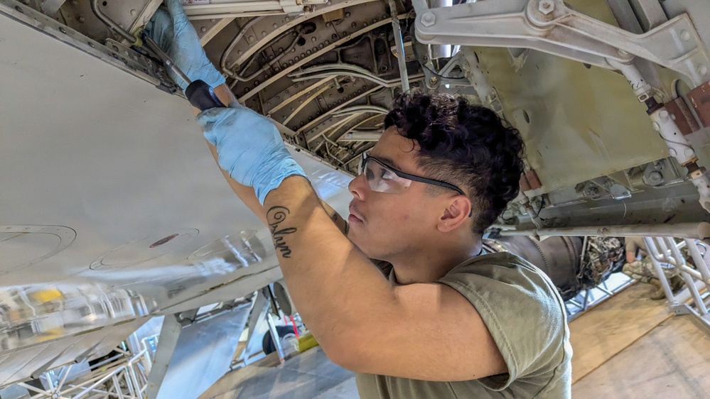 552nd Maintainers hard at work.