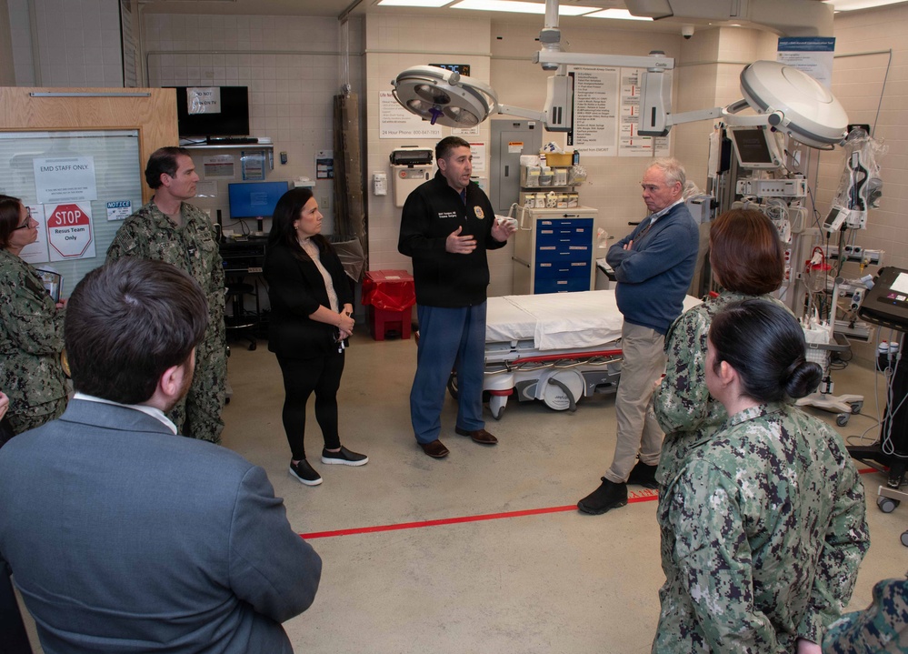 U.S. Senator of Virginia Tim Kaine visits NMCP