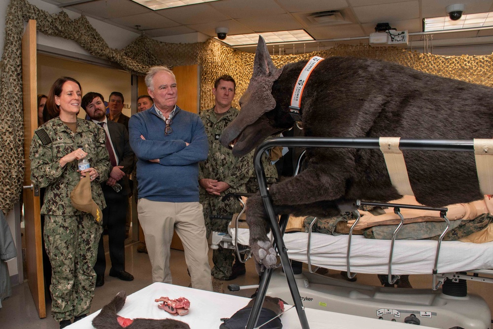 U.S. Senator of Virginia Tim Kaine visits NMCP