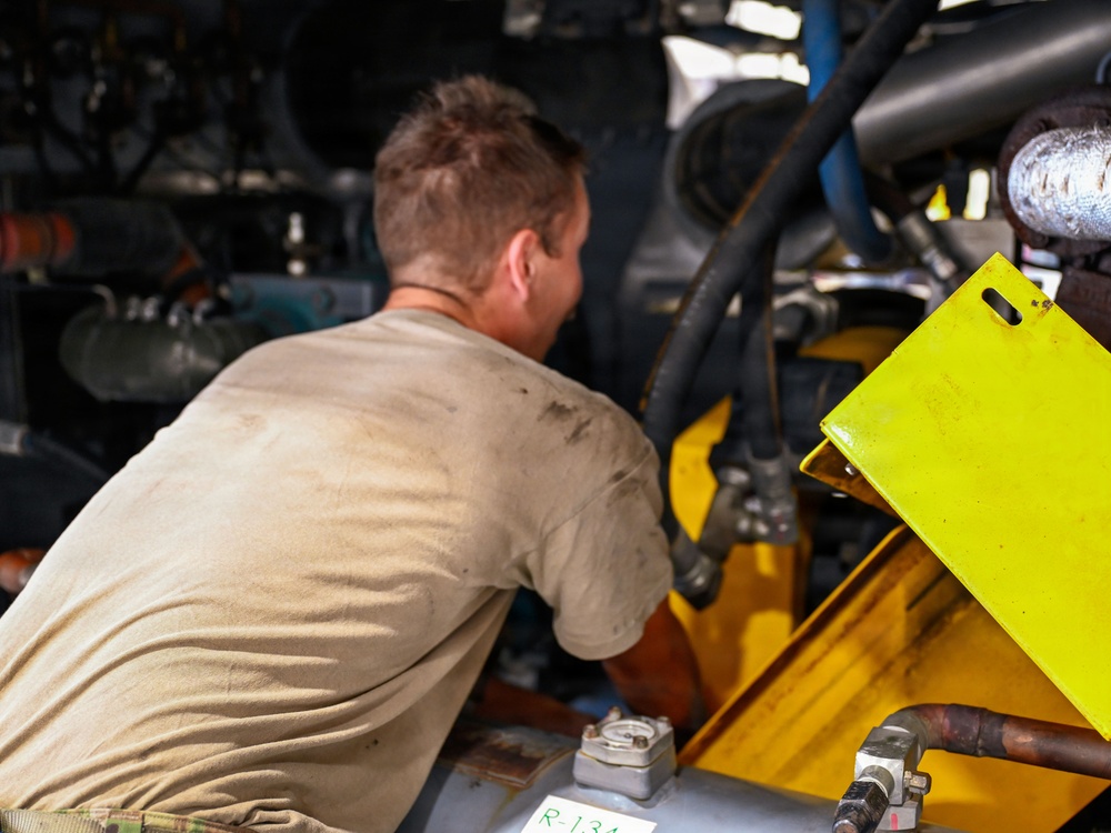 552nd Maintainers hard at work.