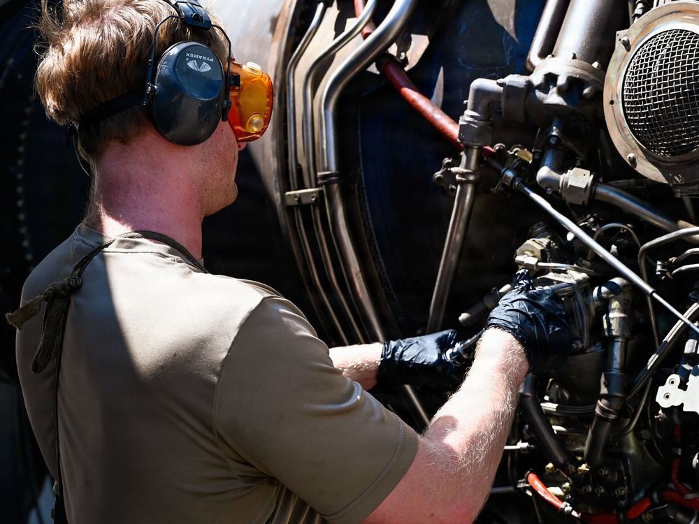 552nd Maintainers hard at work.