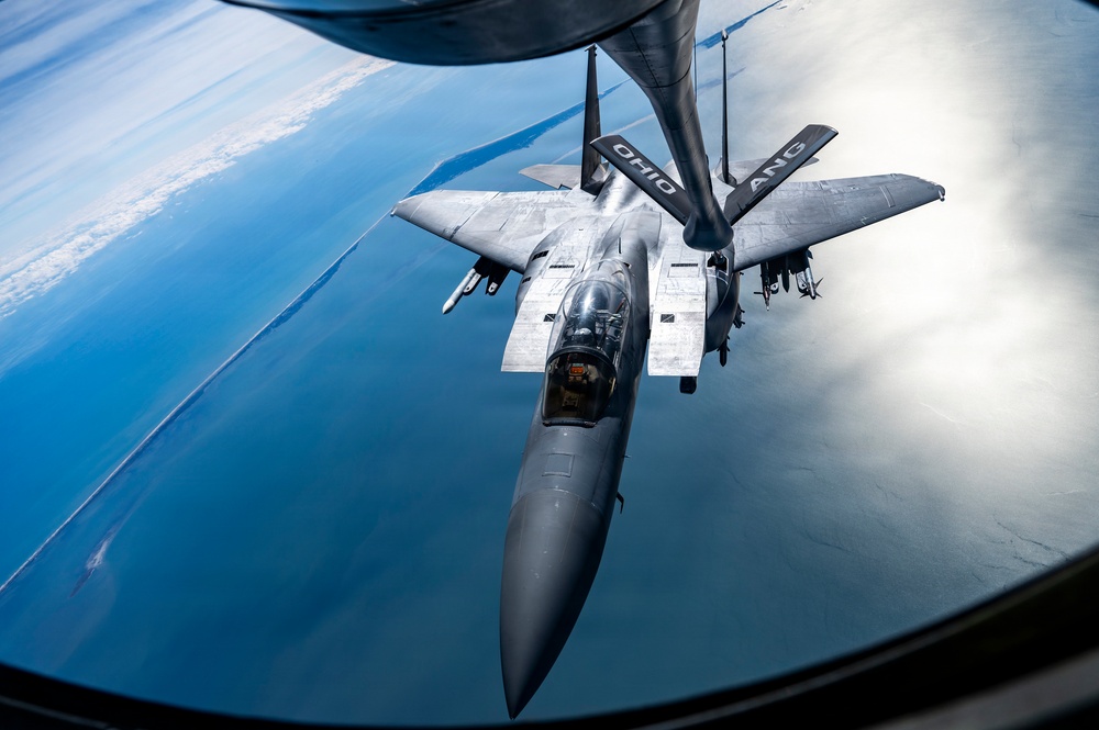 F15E Strike Eagle Refueling
