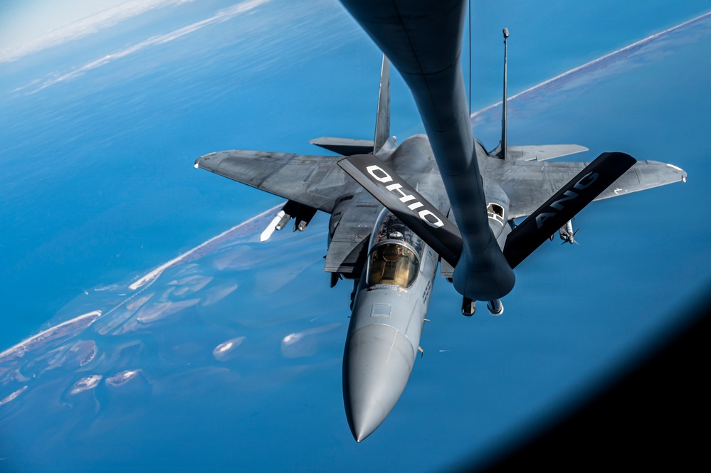 F15E Strike Eagle Refueling