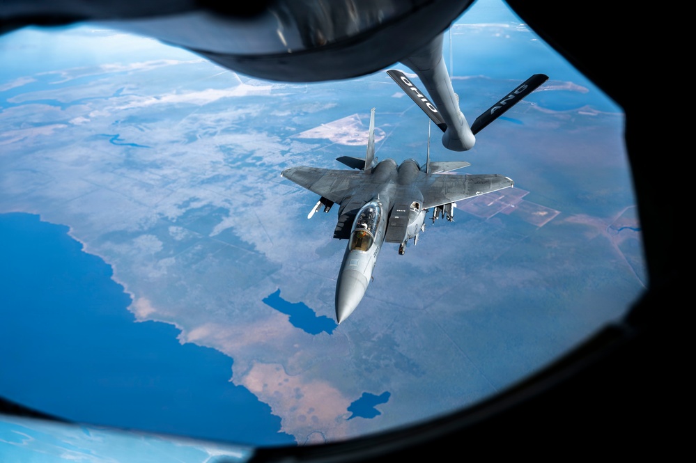 F15E Strike Eagle Refueling