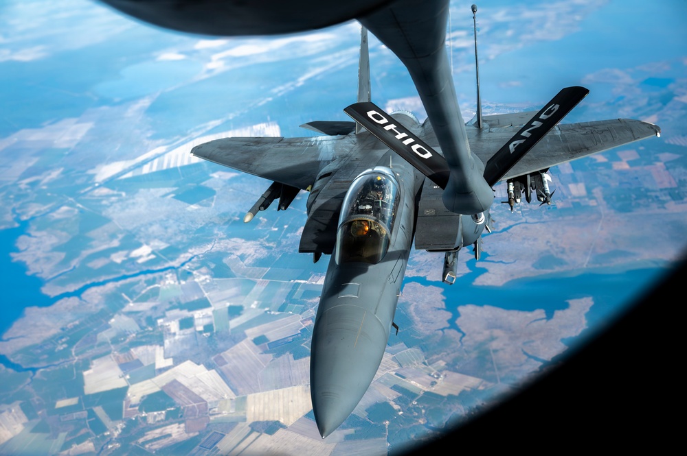 F15E Strike Eagle Refueling
