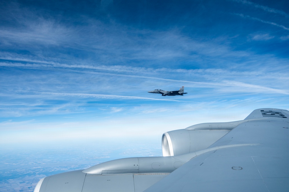 F15E Strike Eagle Refueling