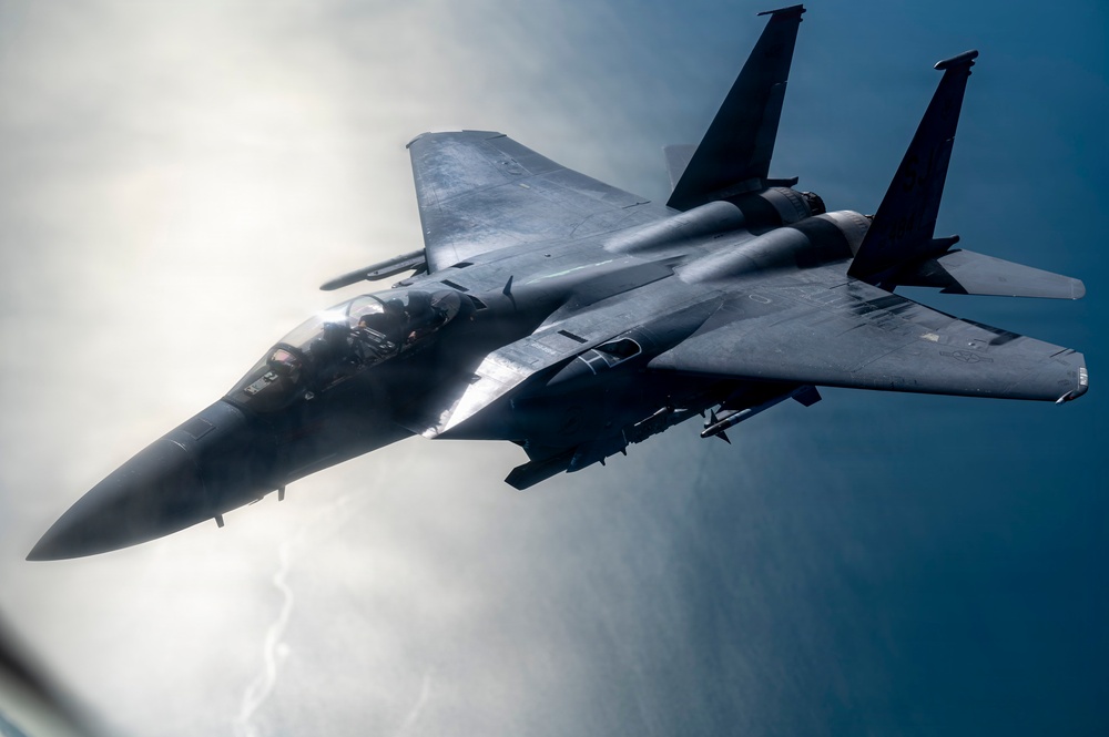 F15E Strike Eagle Refueling