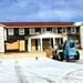U.S. Army Garrison-Fort McCoy Headquarters building renovation continues; contractor works during winter months