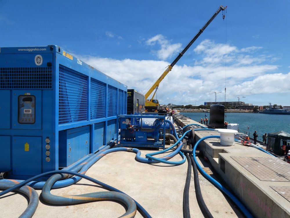 USS VERMONT Submarine Maintenance Period
