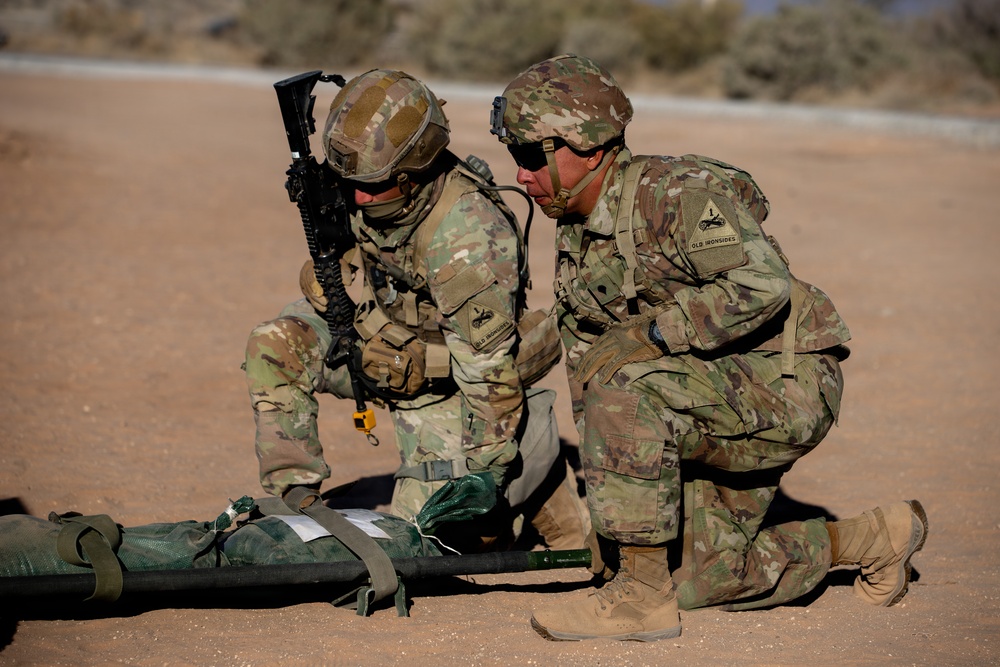 1st Armored Division Conducts E3B Casualty Evacuation Lanes