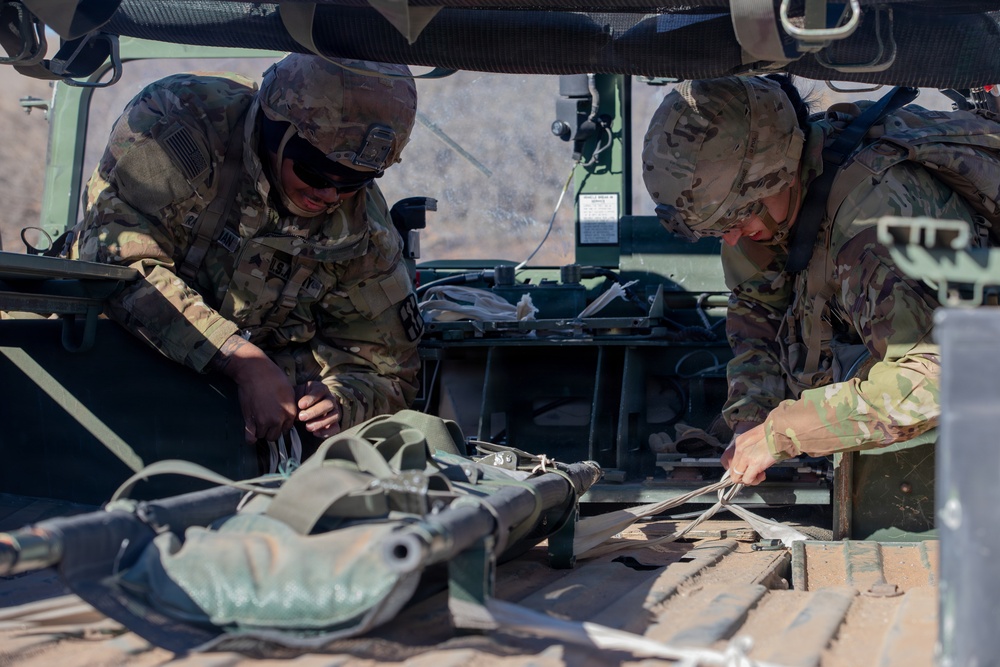 1st Armored Division Conducts E3B Casualty Evacuation Lanes
