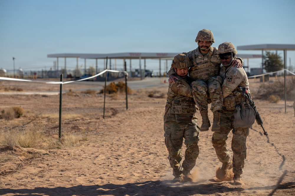 1st Armored Division Conducts E3B Casualty Evacuation Lanes