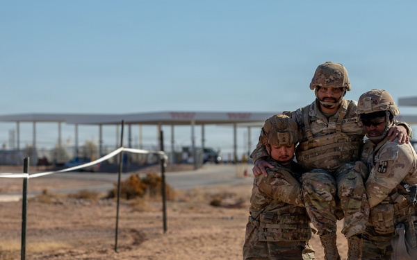 1st Armored Division Conducts E3B Casualty Evacuation Lanes
