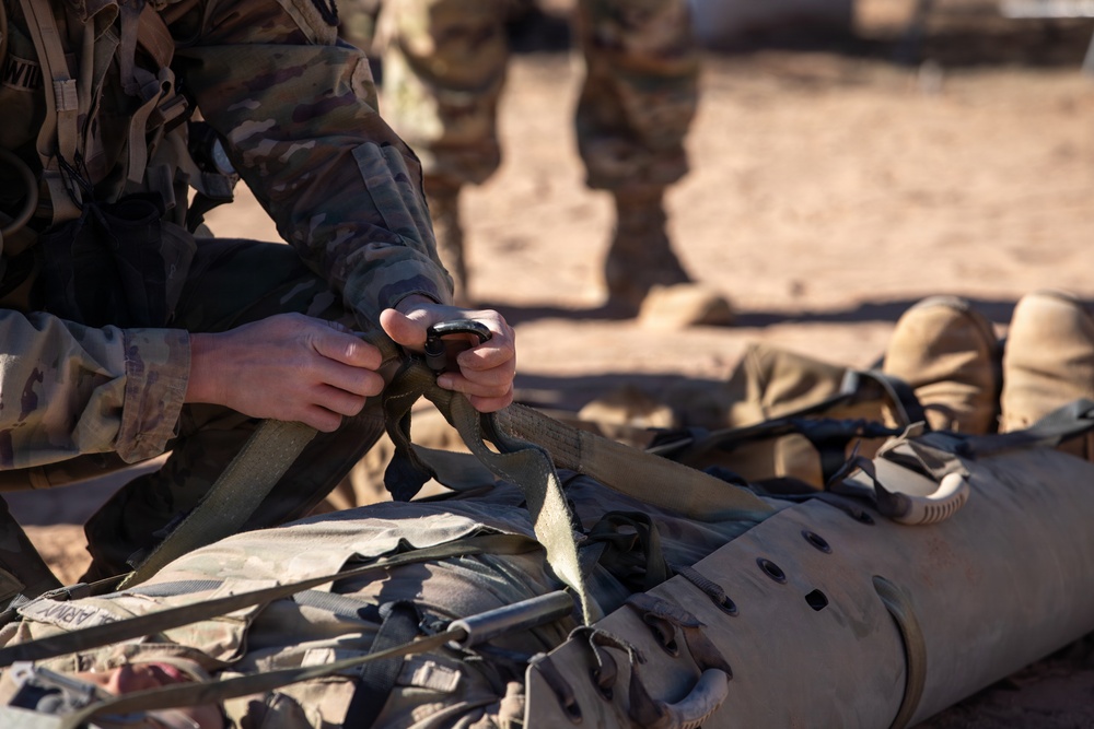 1st Armored Division Conducts E3B Casualty Evacuation Lanes