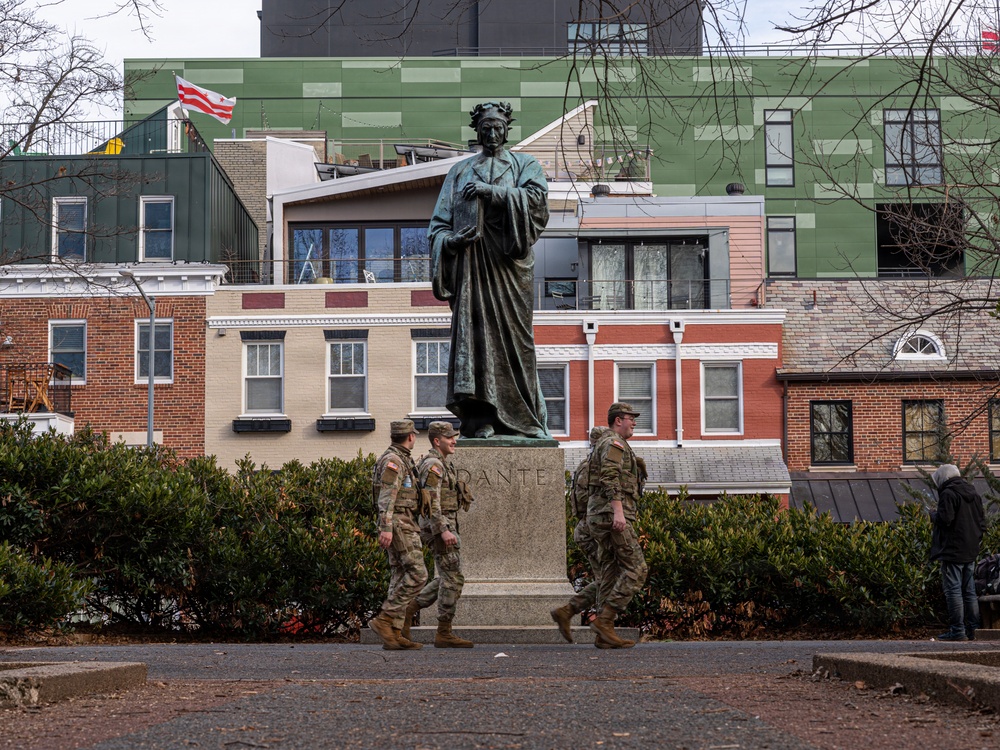 JTF - DC patrols Meridian Hill Park