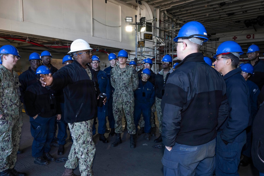 Wasp Begins Move Aboard