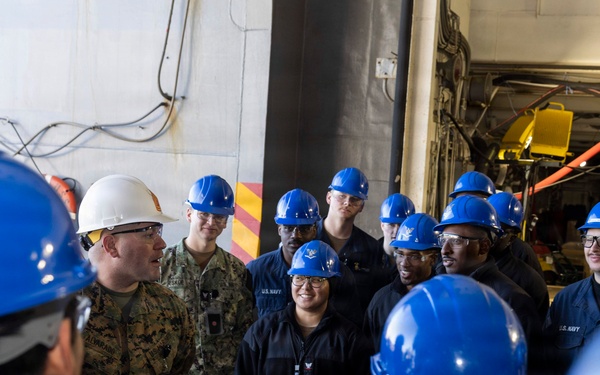 Wasp Begins Move Aboard