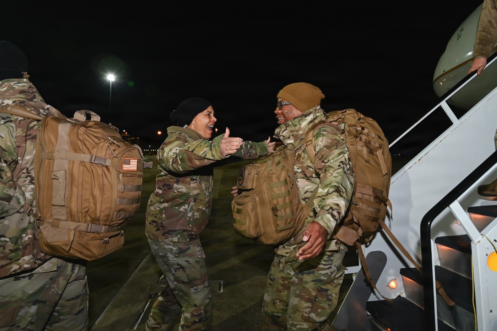 177th Fighter Wing Airmen Return from Overseas Deployment