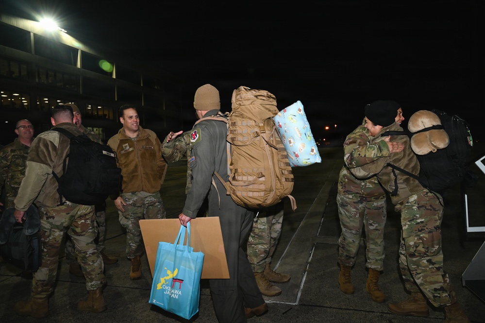 177th Fighter Wing Airmen Return from Overseas Deployment