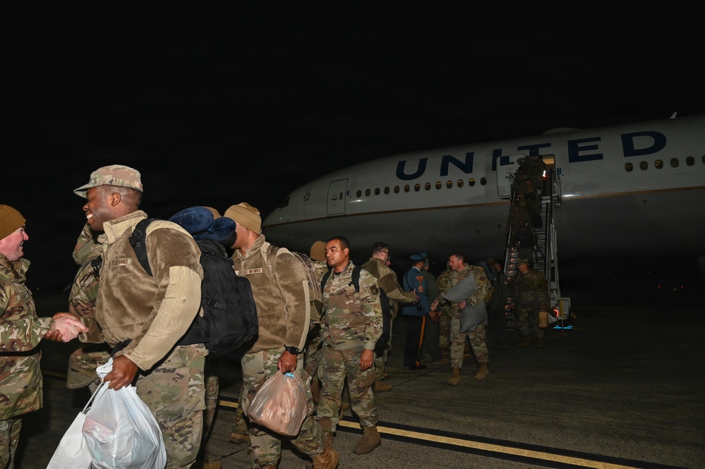 177th Fighter Wing Airmen Return from Overseas Deployment