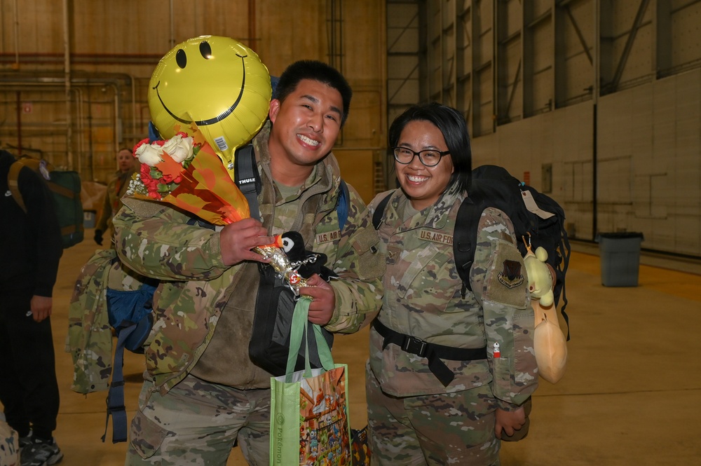 177th Fighter Wing Airmen Return from Overseas Deployment