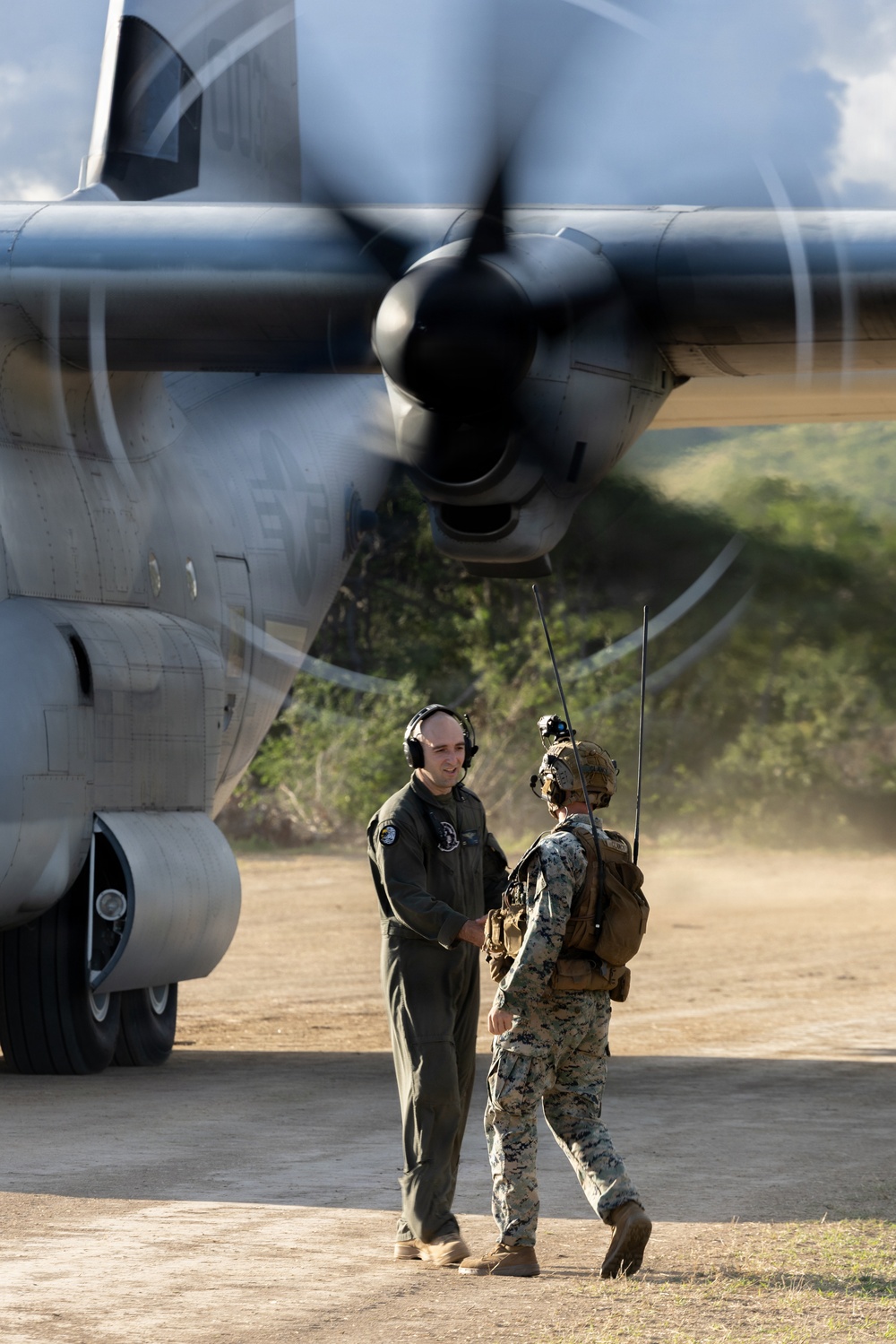 22nd MEU(SOC) | KC-130J Super Hercules Conducts First Landings onto BLT 3/6 Constructed Landing Zone