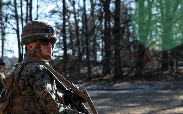 U.S. Marine Corps Silent Drill Platoon Conducts Weapons Proficiency Shoot