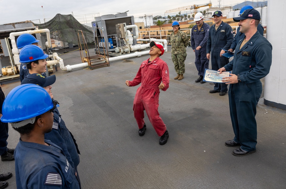 Reenlistments Onboard the USS Green Bay