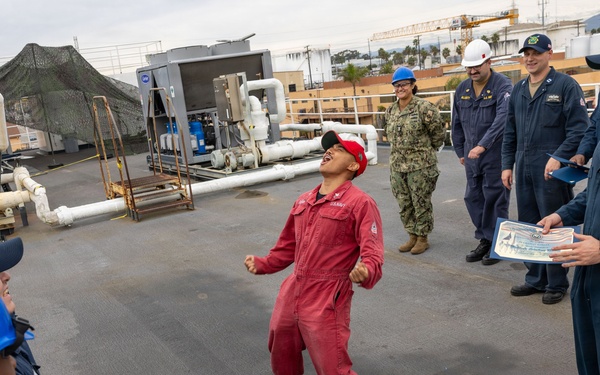 Reenlistments Onboard the USS Green Bay