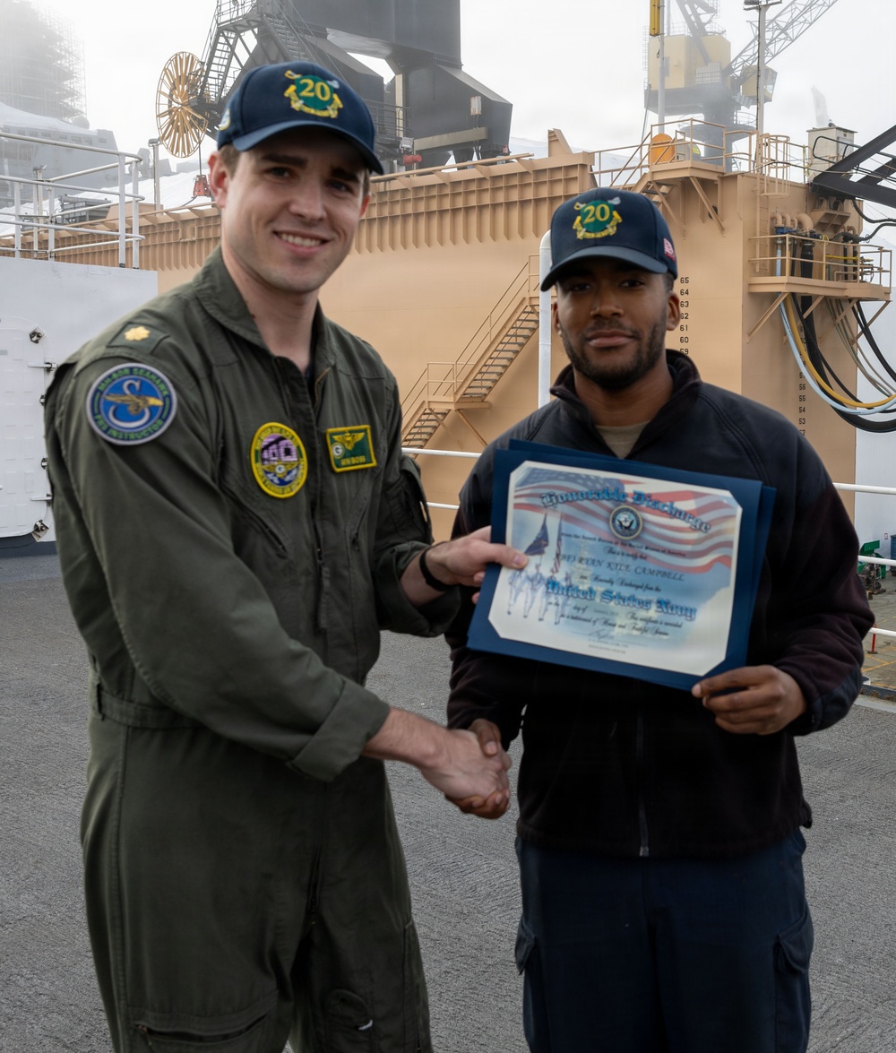 Reenlistment Onboard the USS Green Bay