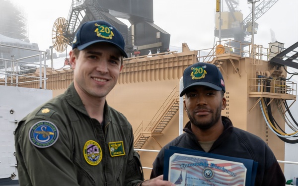 Reenlistment Onboard the USS Green Bay
