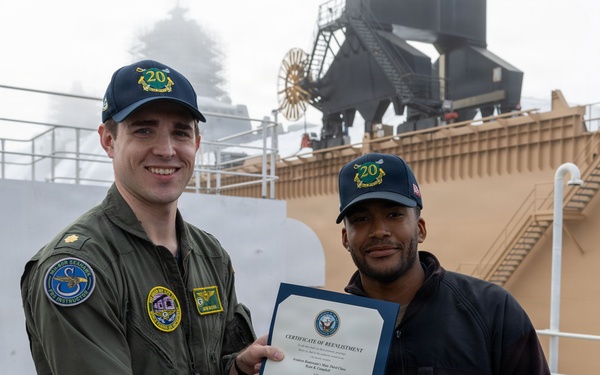 Reenlistment Onboard the USS Green Bay