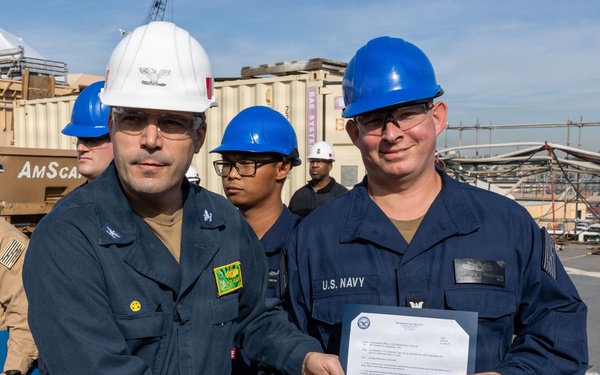 Captain’s Call Onboard the USS Green Bay