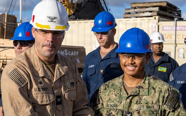 Captain’s Call Onboard the USS Green Bay