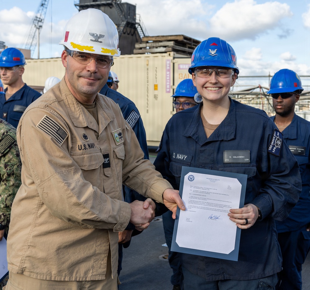 Captain’s Call Onboard the USS Green Bay