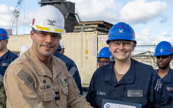 Captain’s Call Onboard the USS Green Bay